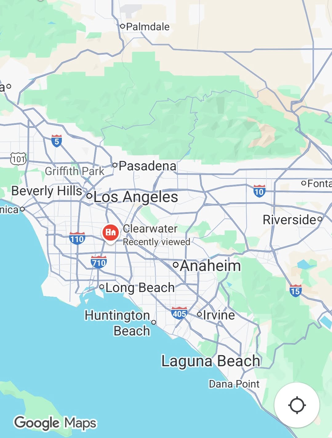 Google Map of the HQ for Voltify E-Bikes Location Clearwater Springs CA