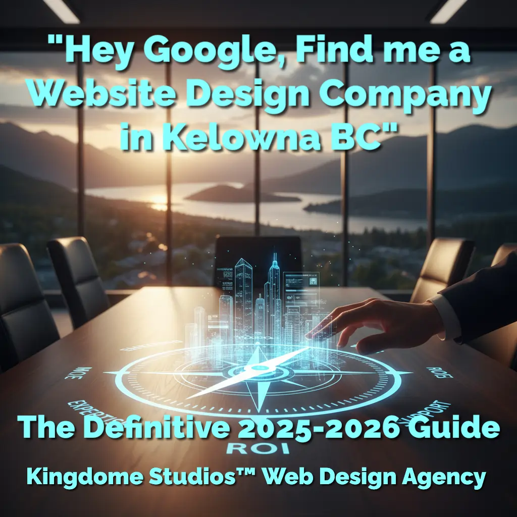 A business owner in a strategy session after they find a website design company in Kelowna BC, planning their new site with a team of local web development and SEO experts