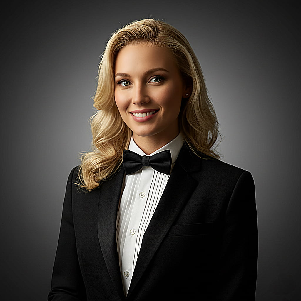 Francesca Romano – Hospitality Associat From Verona, Francesca ensures every detail reflects Sage & Cinder’s commitment to polished, welcoming service, leaving a lasting impression on every guest