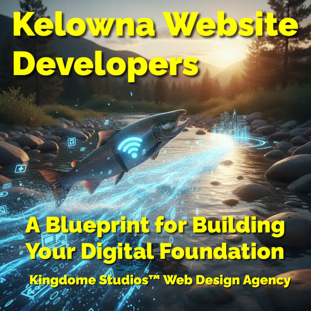 Kelowna website developers blueprint building digital foundation kingdome studios web design agency salmon wifi river