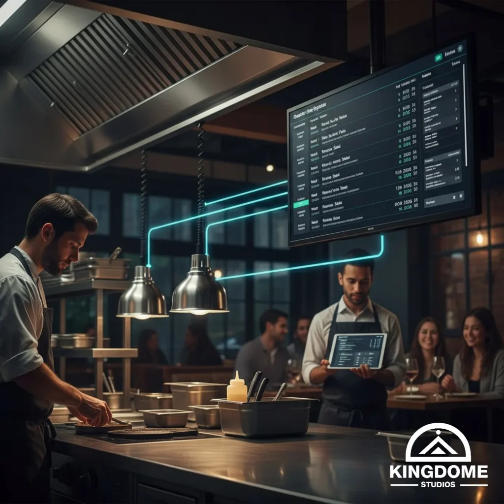 Live restaurant order management dashboard for kitchen harmony, integrated by the Best Restaurant Website Design Company in Nanaimo BC to centralize sales and streamline back-of-house service