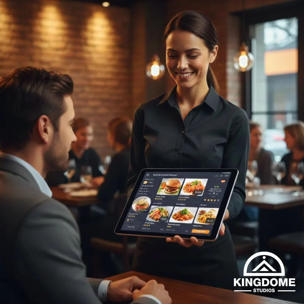 Smart digital menu with high-quality food photos for conversion, designed by the Best Restaurant Website Design Company in Nanaimo BC to drive restaurant sales through flexible menu updates